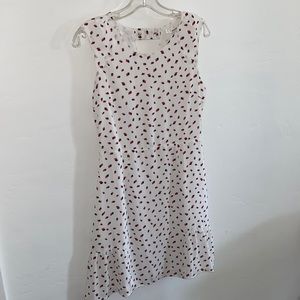 Esley Bird Patterned Dress - S